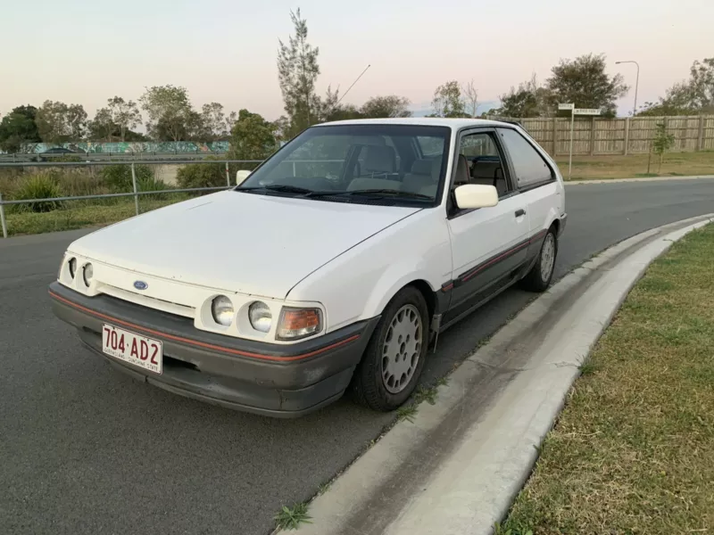 White 1988 KE Laser TX3 Turbo Front wheel drive white images (5).png