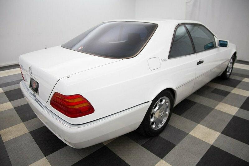 White 1995 S600 coupe Mercedes C140 W140 (7).jpg