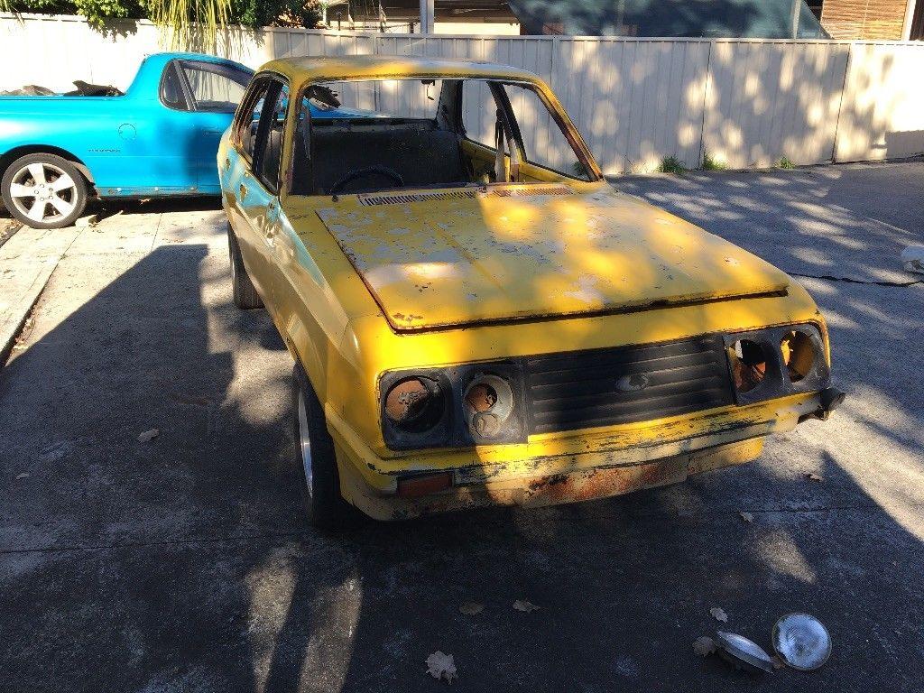 Yellow MK2 RS2000 sedan Australia escort shell unrestored images (11).jpg