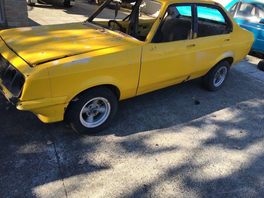 Yellow MK2 RS2000 sedan Australia escort shell unrestored images (4).jpg