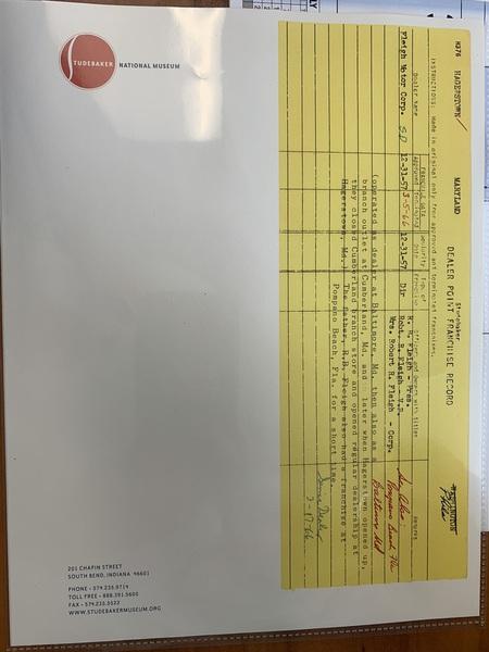 production records 1965 Studebaker daytona (1).jpeg