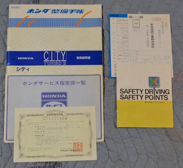 z Honda City Turbo II images of paperwork import original (1).jpg