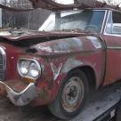 1963 Studabaker Lark Daytona hardtop red images wreck unrestored (4).jpg