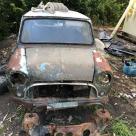 1967 MK1 Morris Cooper S Lake Green unrestored parted out wreck images (7).jpg