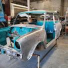 1972 Gambier Turquoise Mini Clubman GT Australia restoration images (5).jpg