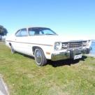 1974 Plymouth Gold Duster white NZ (7).jpg