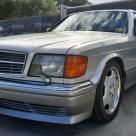 1986 Smoke Silver Mercedes 560SEC with Lorinser body kit C126 images (5).jpg