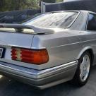 1986 Smoke Silver Mercedes 560SEC with Lorinser body kit C126 images (7).jpg