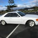 1988 Mercedes 420 SEC coupe white with red cloth trim images (3).jpg