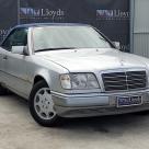 1995 Mercedes A124 E220 Cabriolet silver with blue roof and trim for sale Australia (2).jpg