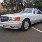 Arctic White 1989 Mercedes 560SEC two tone Australian delivered images (10).jpg