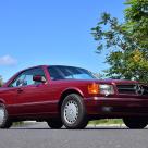 Burgundy maroon Mercedes 560SEC Australian delivered coupe car images (1).jpg