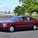 Burgundy maroon Mercedes 560SEC Australian delivered coupe car images (21).jpg