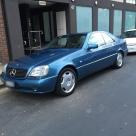 C140 W140 Mercedes s class coupe Quartz Blue images Australia RHD (5).jpg