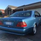 C140 W140 Mercedes s class coupe Quartz Blue images Australia RHD (7).jpg