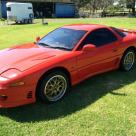 Passion Red 1993 Mitsubishi 3000 GT coupe hatch images Australia (3).jpg