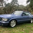 Purple blue colour 1989 Mercedes 560SEC images black leather trim (3).jpg