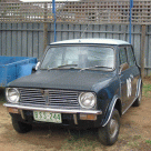 Restored Australian Leyland Mini Clubman GT Cadiz Orange 1972 (2).gif