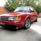 Saab 900 Aero Turbo S Red paint Australia Combi Coupe 1988 (2).JPG