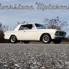 White with blue interior Studebaker Daytona Hardtop half vinyl trim (10).jpg