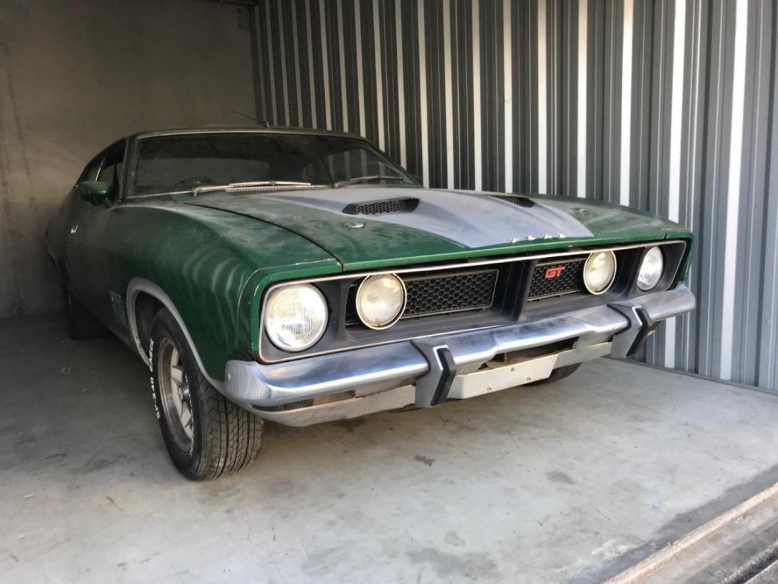 1974 Ford Falcon XB GT Emerald Fire Green images unrestored (12).jpg