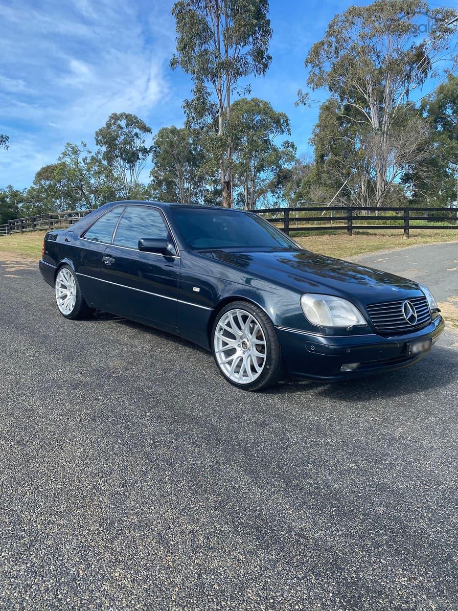 1997 Mercedes C140 coupe Australia British import midnight blue paint (1).jpg