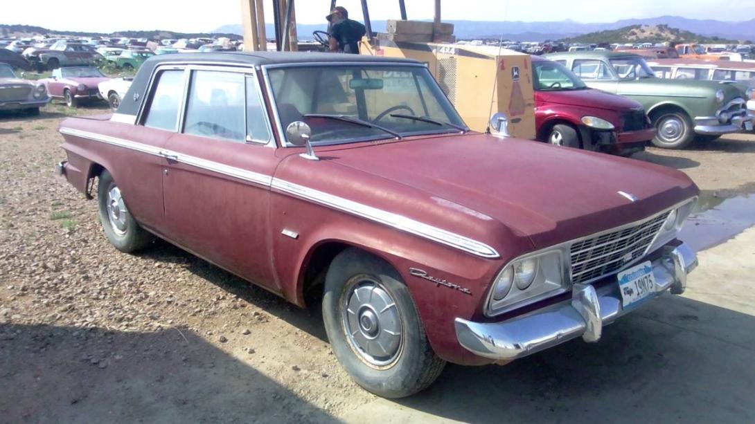 Bordaux Red 1965 Studebaker Daytona Sports Sedan 2 door coupe unrestored images 2018 (16).jpg