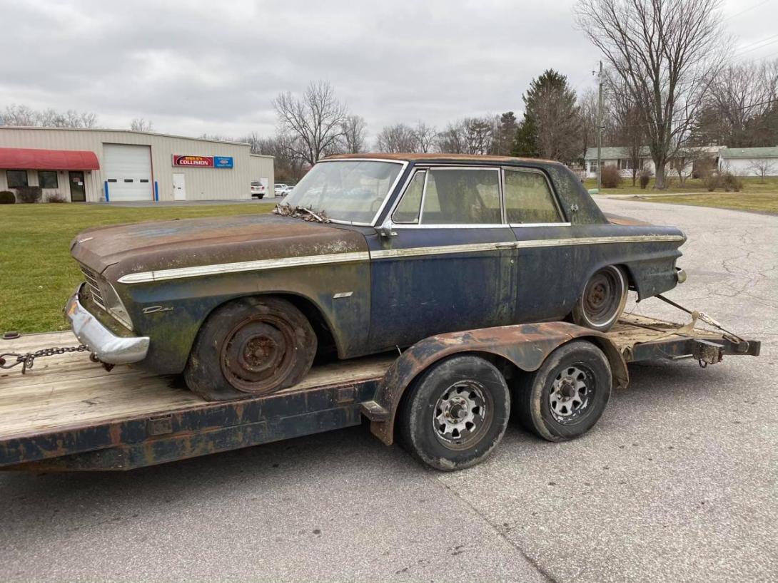 Strato Blue 1964 Studebaker Daytona hardtop coupe 2 door unrestored images (1).jpg